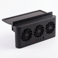 Triple-Fan Solar Car Window Exhaust Vent With Adjustable Speed