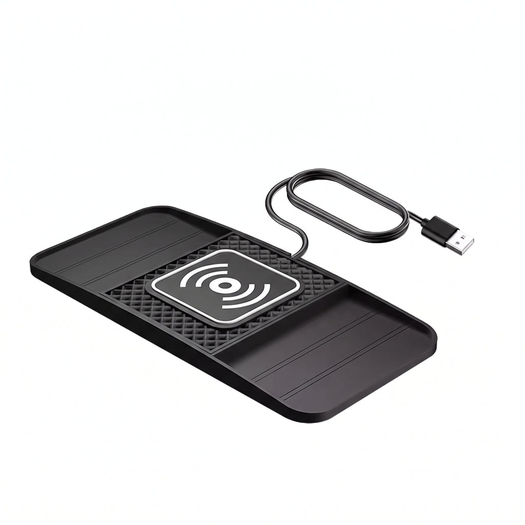 15W Car Charging Mat With Trimmable Non-Slip Sides