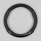 15in Hand-Stitched Microfiber Steering Wheel Cover, O/D Fit