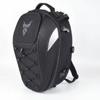 37L Expandable Motorcycle Tail Bag With Backpack Straps