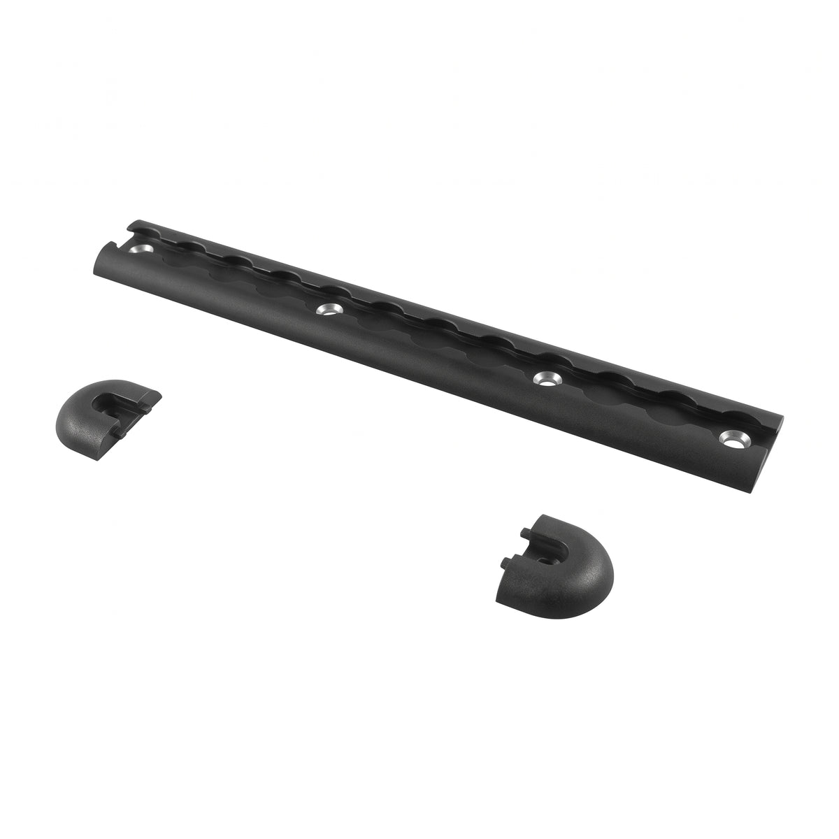 12-Inch Aluminum L-Track Tie-Down Rail Kit With D-Rings