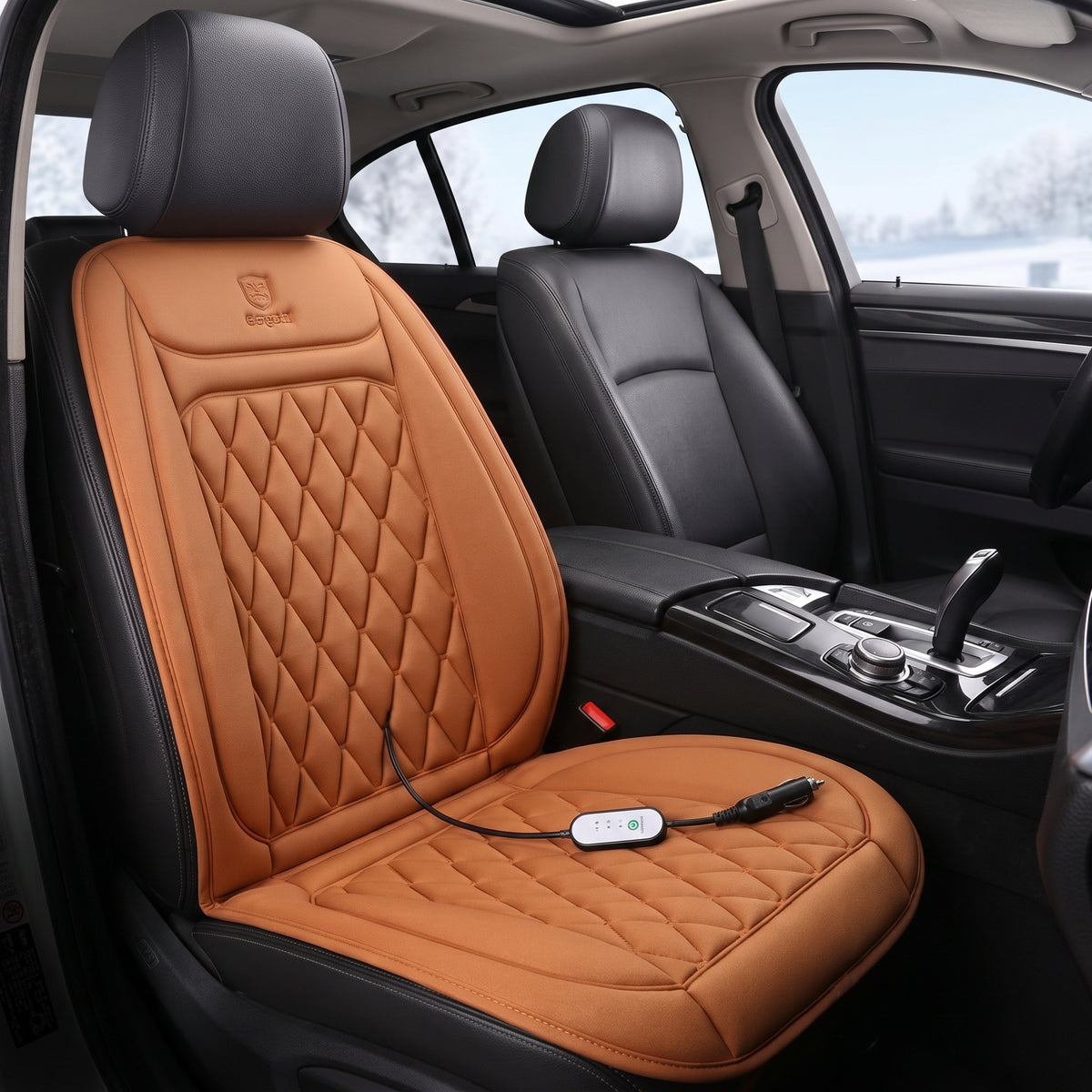 12V/24V Heated Car Seat Cover With 3 Heat Levels
