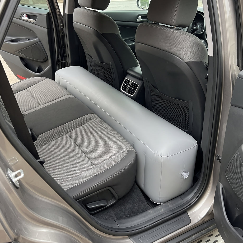 Inflatable Rear Seat Gap Filler With Footwell Support