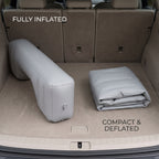Inflatable Rear Seat Gap Filler With Footwell Support