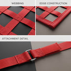 Jeep Wrangler Rear Seat Cargo Net With Adjustable Straps