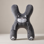 Kids' Animal-Shaped Plush Travel Pillow With Wraparound Design