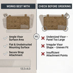 MOLLE Car Sun Visor Organizer With Utility Webbing