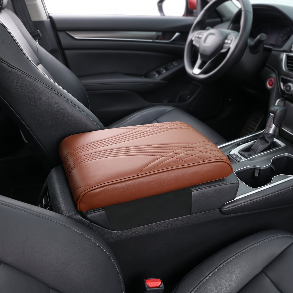 Memory Foam Center Console Armrest Cushion With Elastic Fit