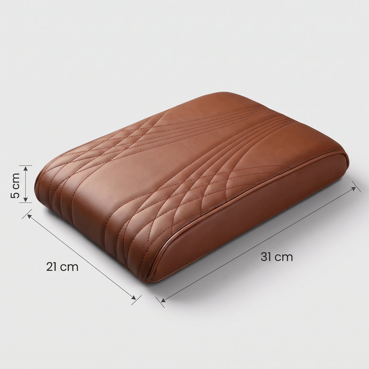 Memory Foam Center Console Armrest Cushion With Elastic Fit