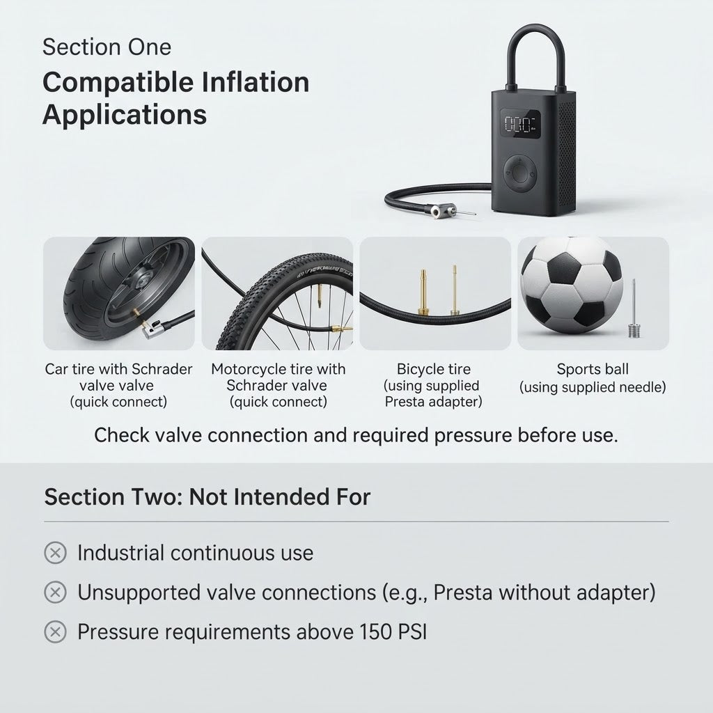 Cordless Tire Inflator With Auto Stop