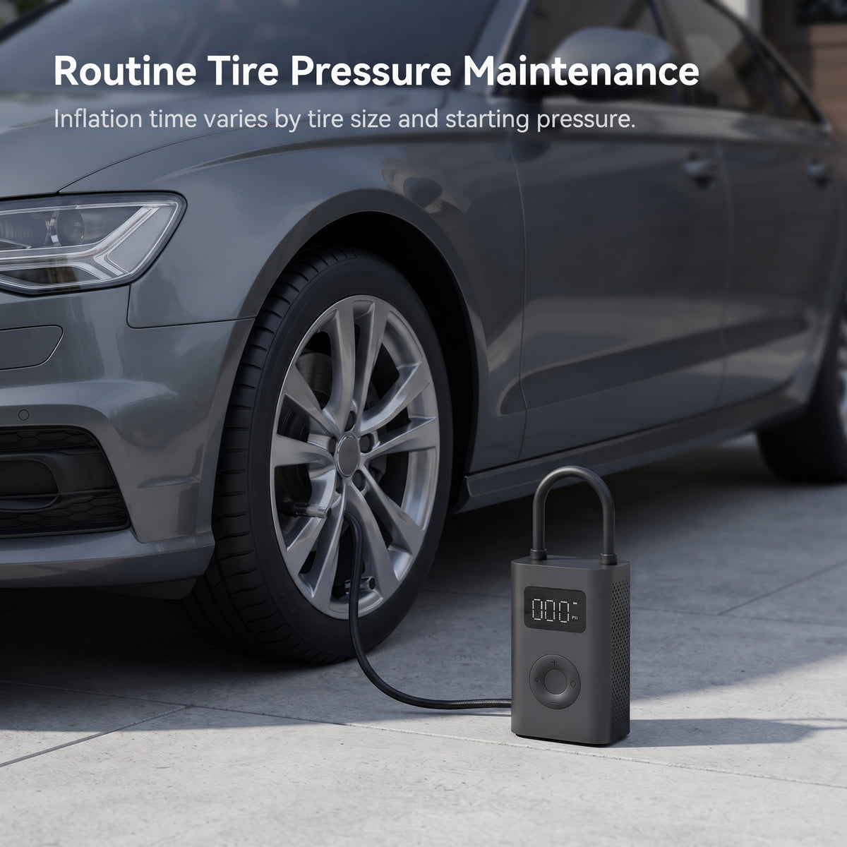 Cordless Tire Inflator With Auto Stop