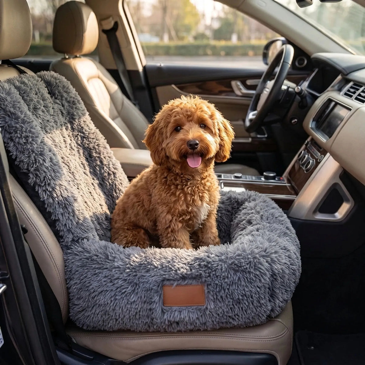 Pawtrip - Fluffy Dog Car Seat