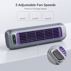 Portable Car Cooling Fan with 3 Adjustable Speeds