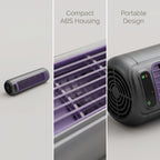 Portable Car Cooling Fan with 3 Adjustable Speeds