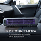 Portable Car Cooling Fan with 3 Adjustable Speeds