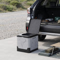 Portable Folding Car Toilet With Lid for Camping & Travel