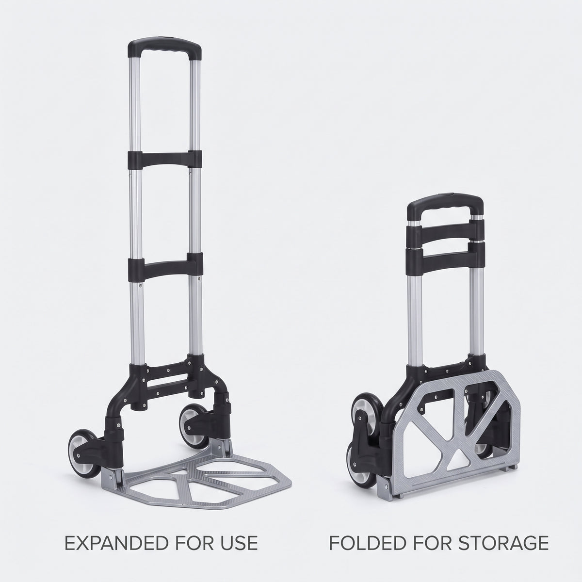 Portable Folding Hand Truck Dolly With Telescopic Handle