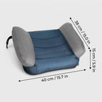 Portable Inflatable Seat Cushion With Mesh Cover And Side Supports