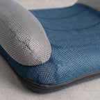 Portable Inflatable Seat Cushion With Mesh Cover And Side Supports
