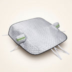 Quilted All-Season Windshield Snow & Sun Cover With Mirror Pockets
