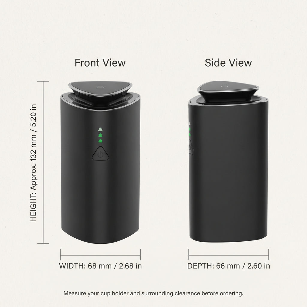 Rechargeable Car Essential Oil Diffuser With Automatic Spray Modes