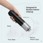 Rechargeable Handheld Car Vacuum With Multi-Nozzle Cleaning Kit