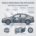Self-Adhesive 20x78in Automotive Heat & Sound Insulation Mat