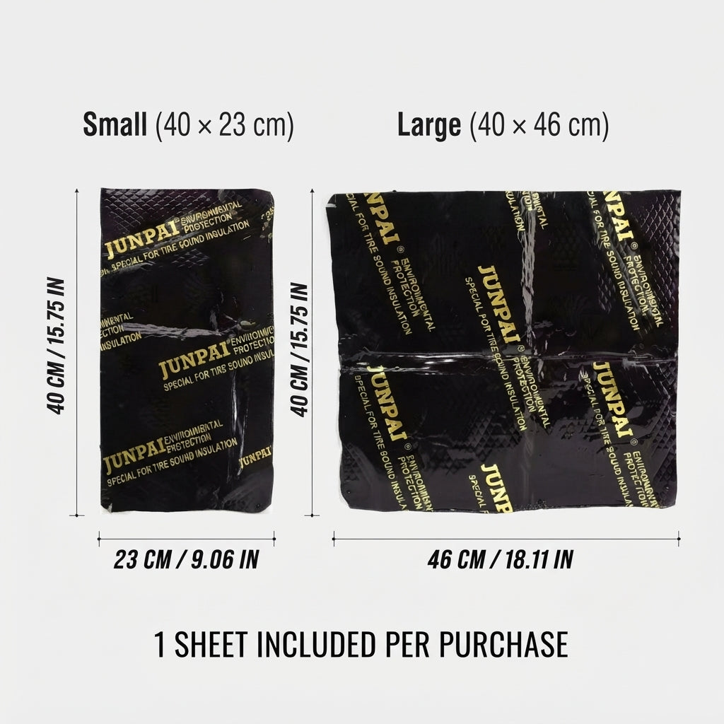 Self-Adhesive Butyl Rubber Car Sound Deadening Mat with Aluminum Foil