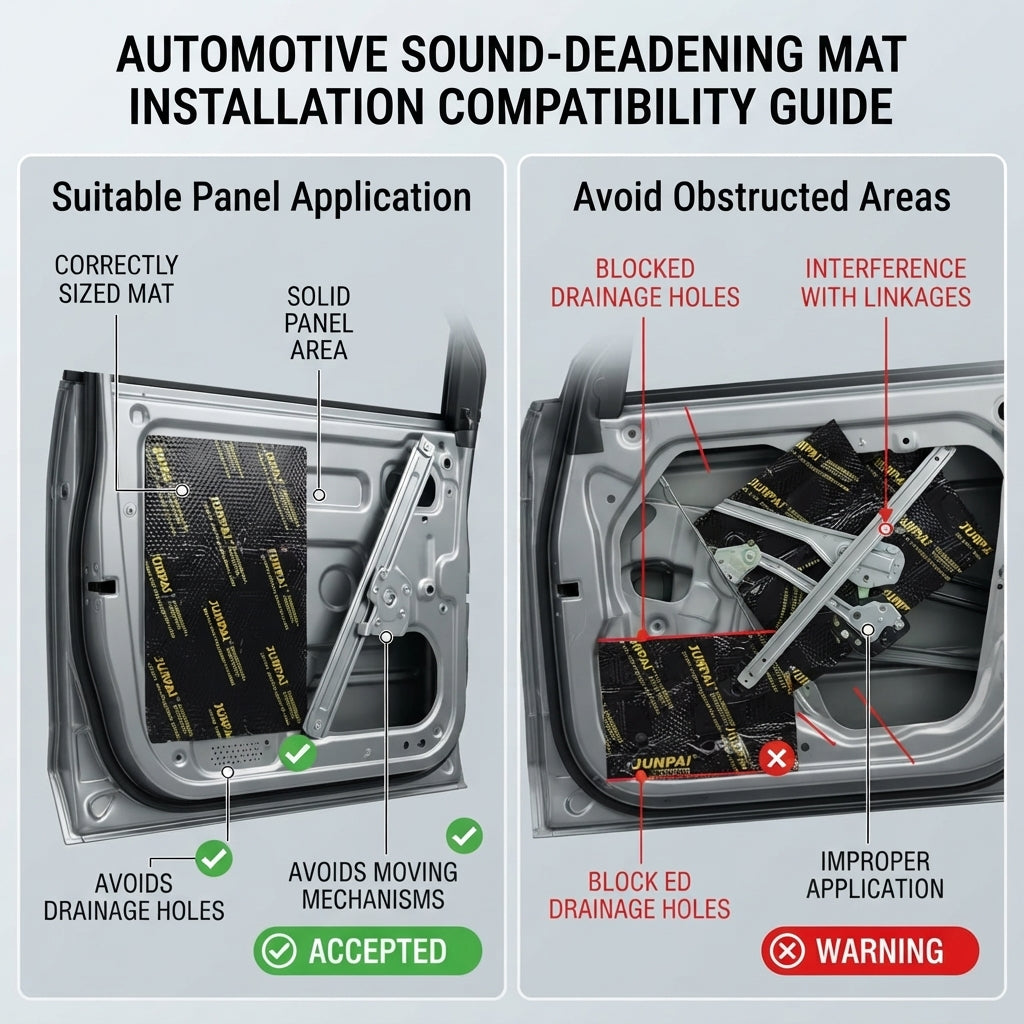 Self-Adhesive Butyl Rubber Car Sound Deadening Mat with Aluminum Foil