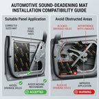 Self-Adhesive Butyl Rubber Car Sound Deadening Mat with Aluminum Foil