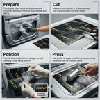 Self-Adhesive Butyl Rubber Car Sound Deadening Mat with Aluminum Foil