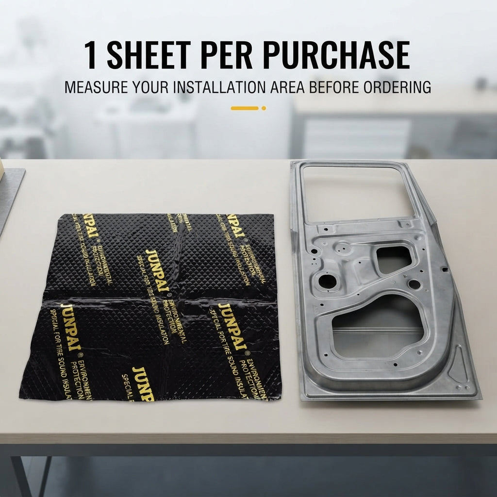 Self-Adhesive Butyl Rubber Car Sound Deadening Mat with Aluminum Foil