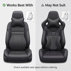 Slow-Rebound Car Neck & Lumbar Support Cushion Set