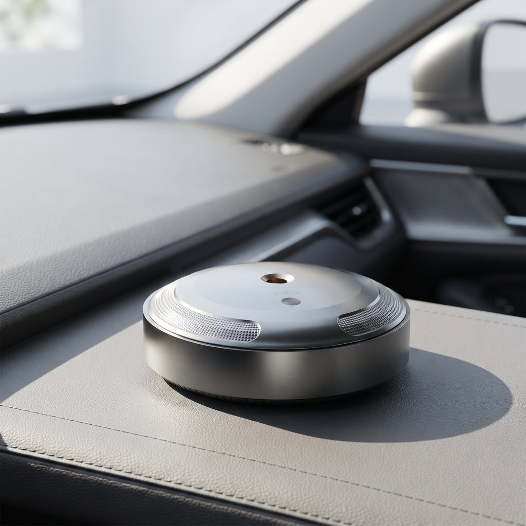 Smart Car Aroma Diffuser With Vibration Sensor & 3 Fragrance Oils