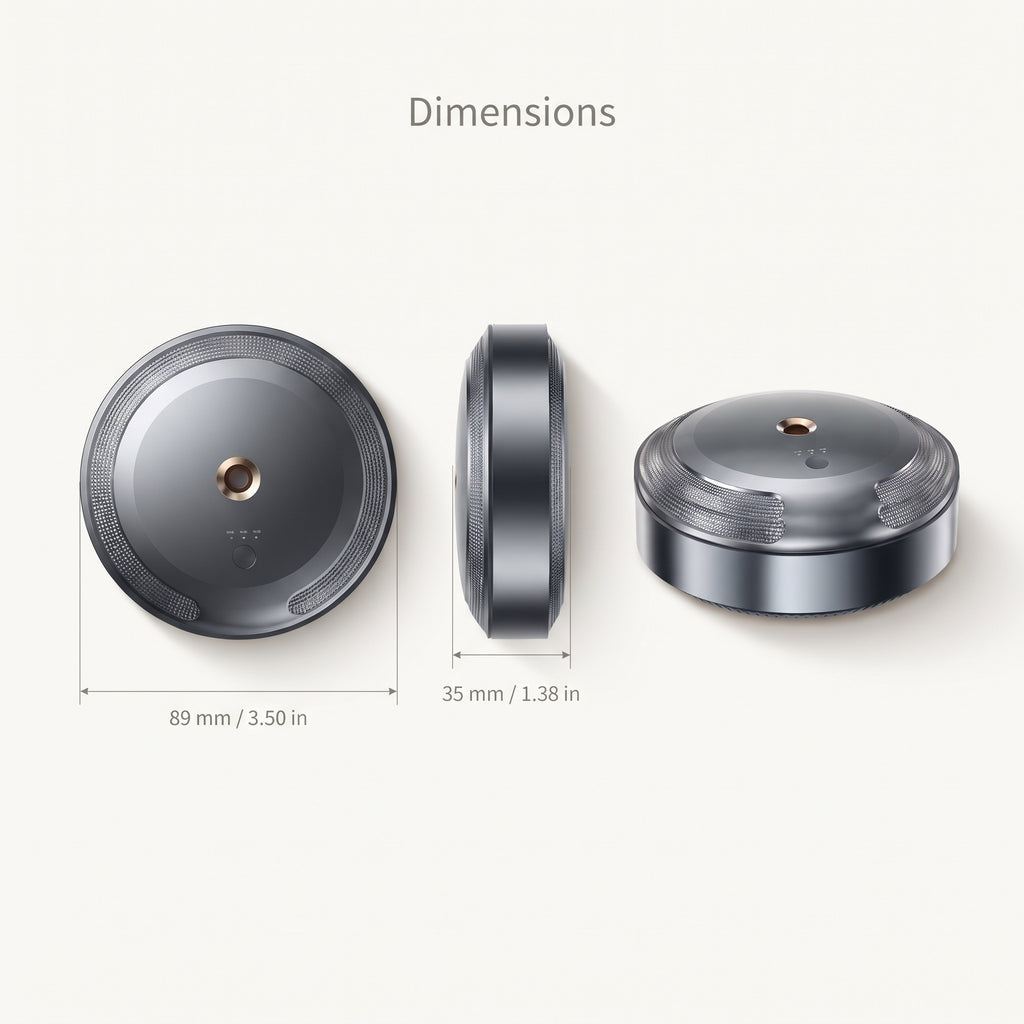 Smart Car Aroma Diffuser With Vibration Sensor & 3 Fragrance Oils