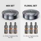 Smart Car Aroma Diffuser With Vibration Sensor & 3 Fragrance Oils