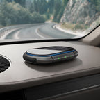 Solar Car Air Purifier With Dual-Speed Fan & USB Charging