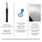 Spring-Loaded Telescopic Car Dent Pulling Hammer