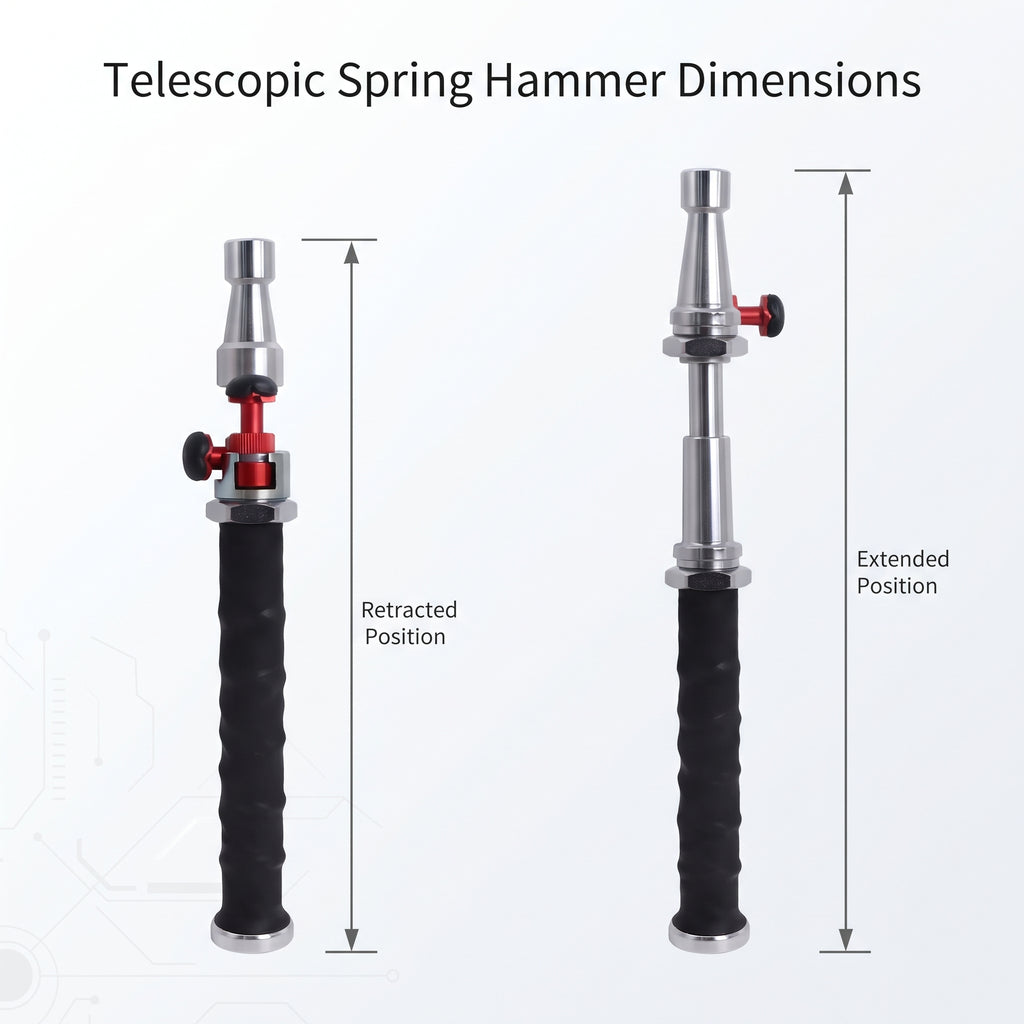 Spring-Loaded Telescopic Car Dent Pulling Hammer
