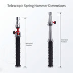 Spring-Loaded Telescopic Car Dent Pulling Hammer