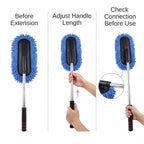 Telescopic Microfiber Car Cleaning Mop With Extendable Handle