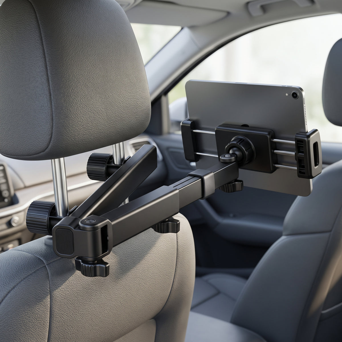 Telescopic Rear Seat Phone & Tablet Holder With 360° Rotation