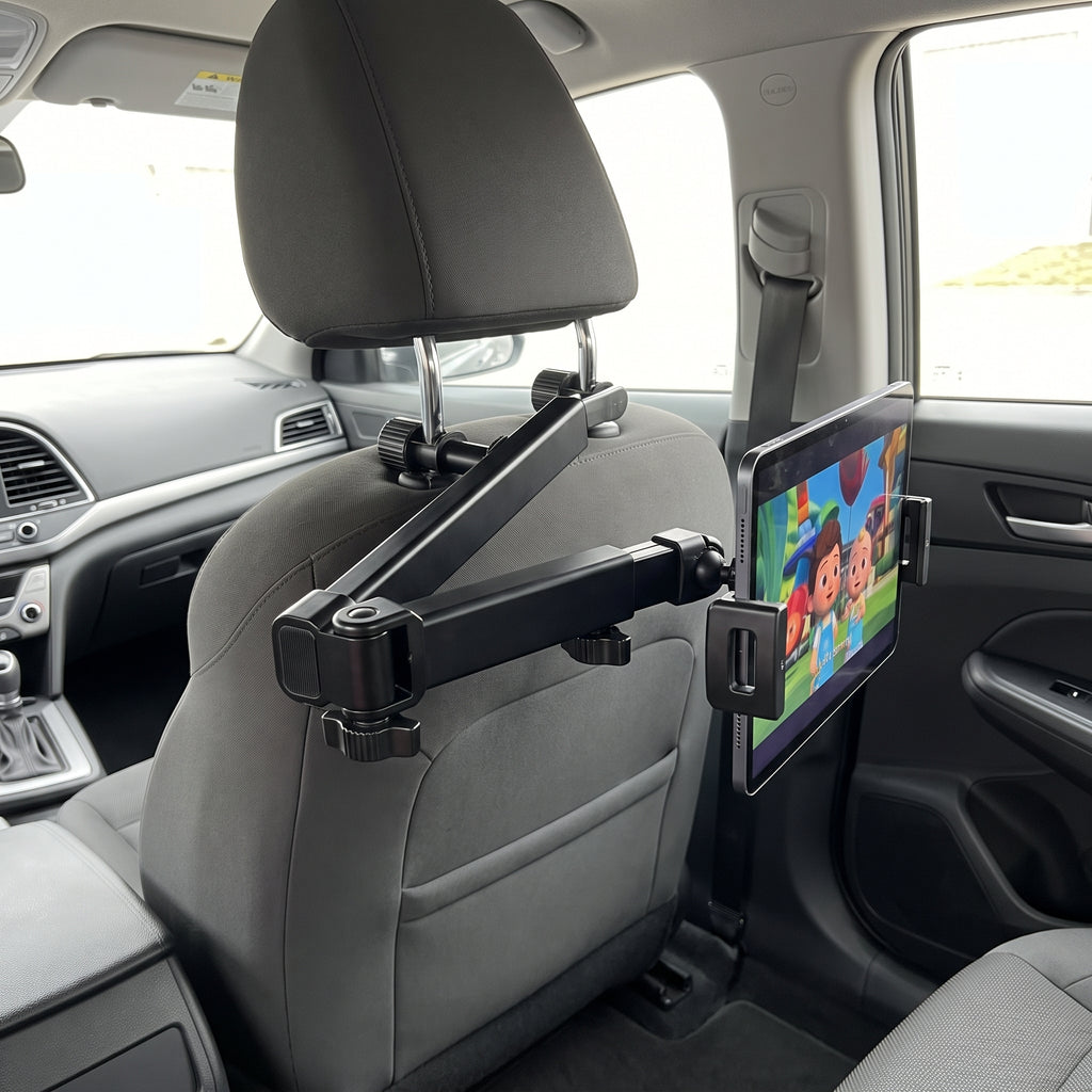 Telescopic Rear Seat Phone & Tablet Holder With 360° Rotation