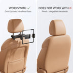 Telescopic Rear Seat Phone & Tablet Holder With 360° Rotation