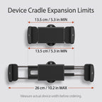Telescopic Rear Seat Phone & Tablet Holder With 360° Rotation