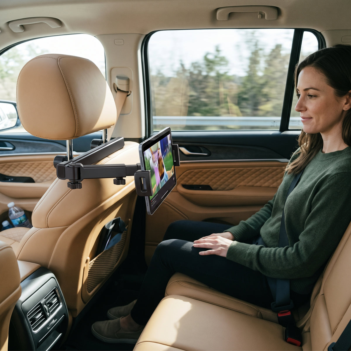 Telescopic Rear Seat Phone & Tablet Holder With 360° Rotation
