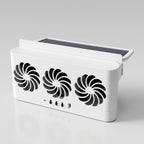 Triple-Fan Solar Car Window Exhaust Vent With Adjustable Speed