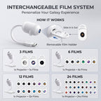 USB Car Galaxy Star Projector Light With Interchangeable Films
