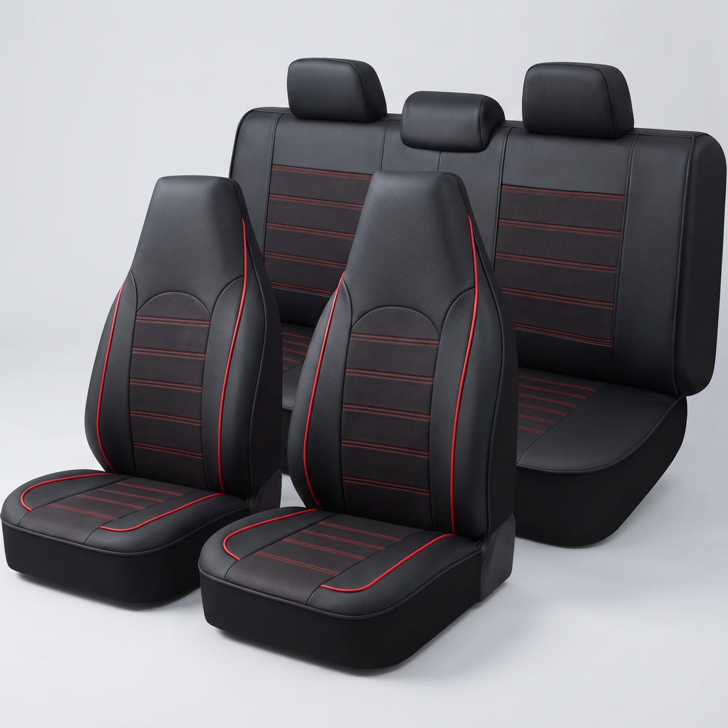 Universal Car Seat Covers With Contrast Stitching