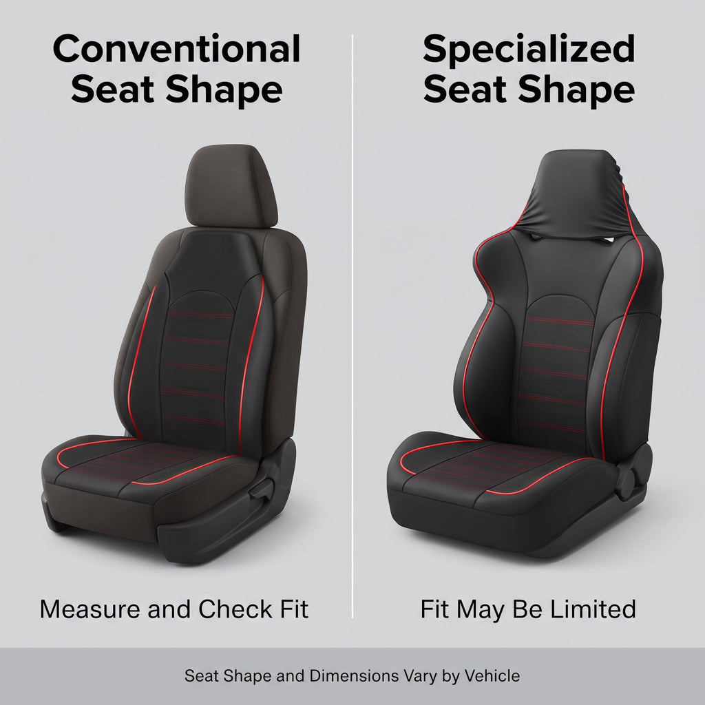 Universal Car Seat Covers With Contrast Stitching